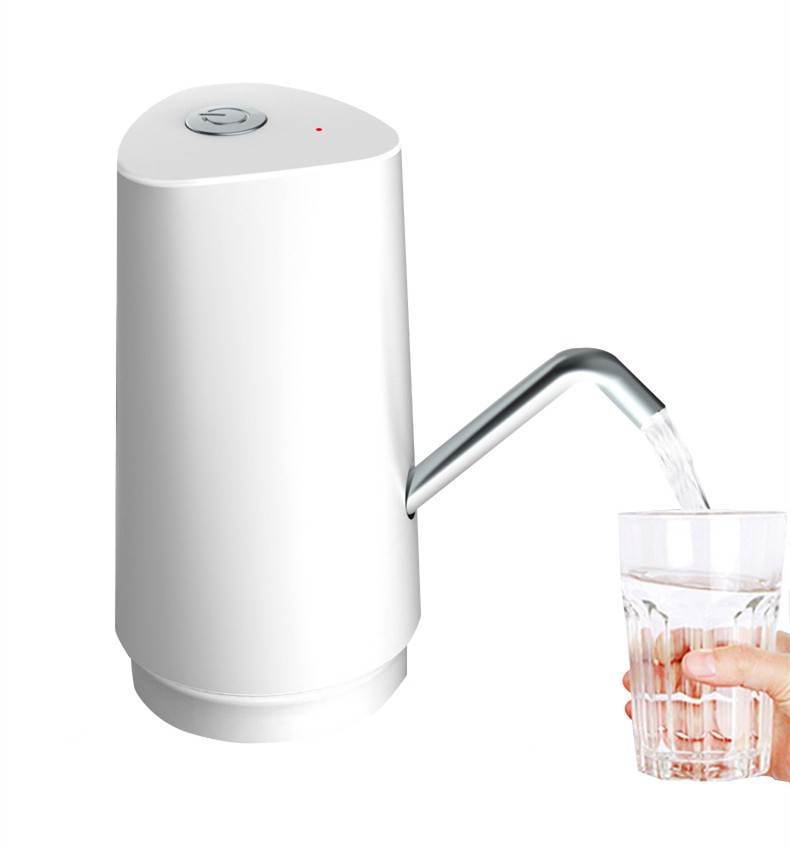 Pompa electrica pentru bidon apa, 8W, 2.5L/min, reincarcabila USB, diametru 6 cm, LED - imagine 11